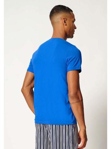 Skiny Pyjama-Oberteil in Blau