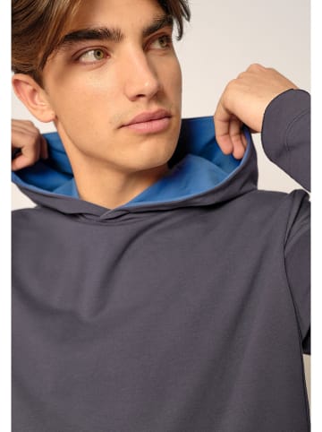 Skiny Koszulka piżamowa w kolorze antracytowym