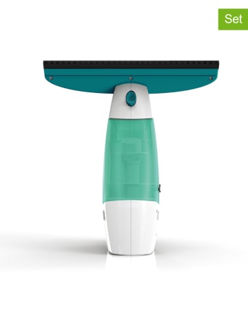 Leifheit 3lg. Fenstersauger-Set "Dry&Clean" in Türkis