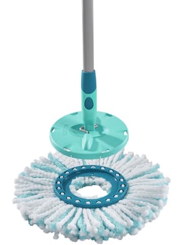 Leifheit 4tlg. Set: Bodenwischer "Clean Twist M Ergo mobile" in Türkis