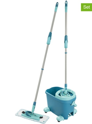 Leifheit 3-delige set: vloerwisser "Clean Twist M Ergo mobile" turquoise