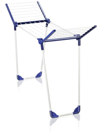 Leifheit Wäscheständer "Pegasus 120 Solid Compact" in Dunkelblau/ Weiß - (B)149 cm