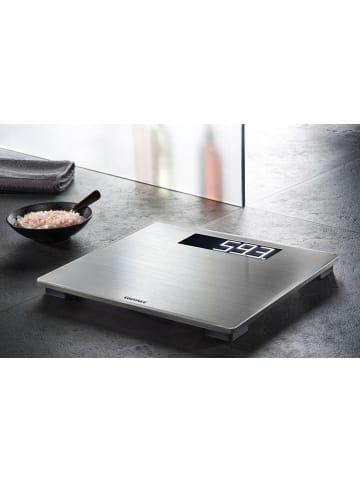 Soehnle Personenwaage "PWD Style Sense Safe 300" in Silber - (L)39 x (B)34 cm