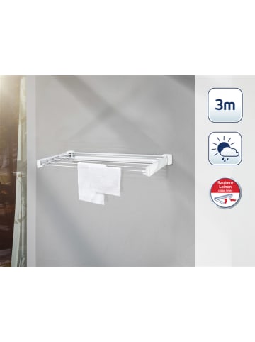 Leifheit Wandtrockner "Telegant 30 Protect" in Weiß - (L)71 cm