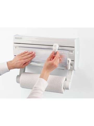Leifheit Wandrollenhalter "Parat F2" in Weiß - (B)39,5 x (H)31 x (T)7,5 cm