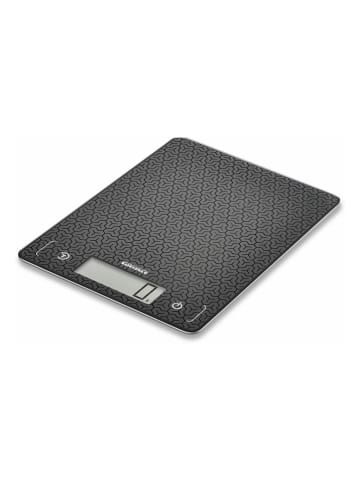 Soehnle Waga kuchenna "KWD Page Comfort Mosaic" w kolorze czarnym - 22 x 17 cm