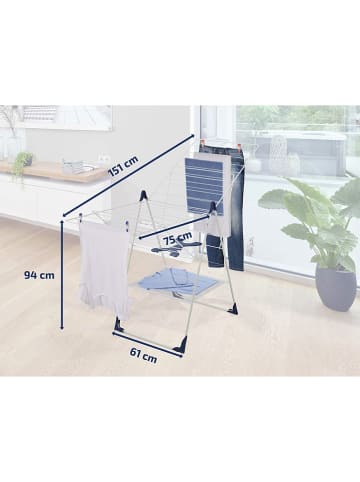 Leifheit Wäscheständer "Classic 250 Flex" in Weiß - (H)94 cm