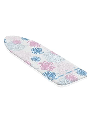 Leifheit Bügeltischbezug "Cotton Classic L/U" in Weiß/ Blau/ Rosa
