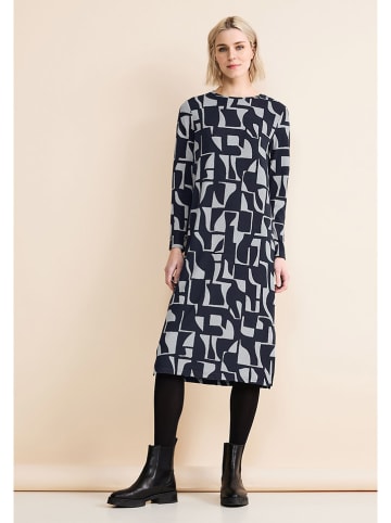 Street One Jurk donkerblauw/grijs