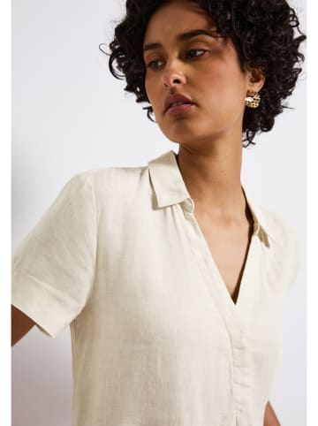 Street One Leinen-Kleid in Creme