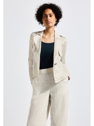 Street One Leinen-Jacke in Creme