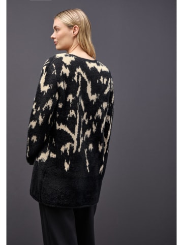 Street One Cardigan in Schwarz/ Creme