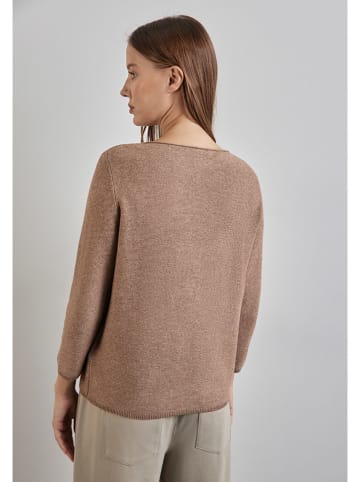 Street One Pullover in Hellbraun