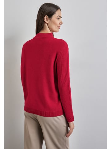 Street One Sweter w kolorze czerwonym