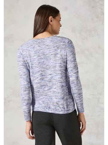 Cecil Pullover in Dunkelblau/ Weiß