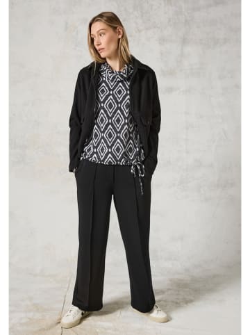 Cecil Pullover in Anthrazit/ Weiß