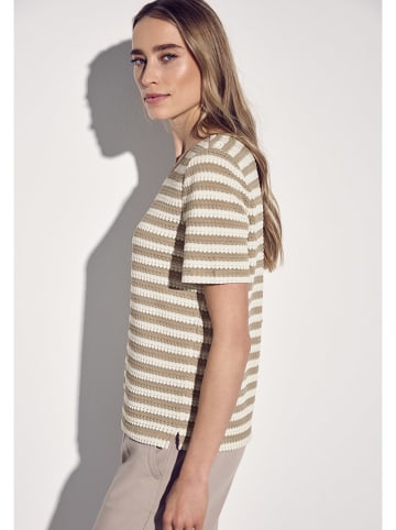 Street One Koszulka w kolorze beżowym