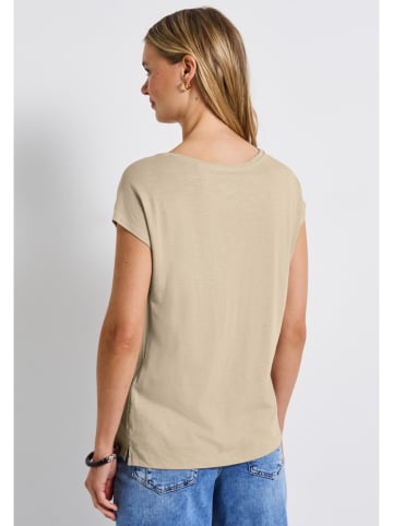 Street One Koszulka w kolorze beżowym