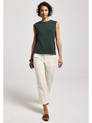 Street One Gebreide top donkergroen