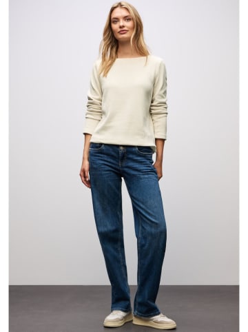 Street One Sweter w kolorze kremowym