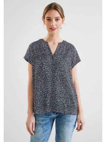 Street One Blouse donkerblauw