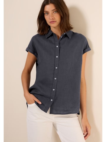 Cecil Leinen-Bluse in Anthrazit