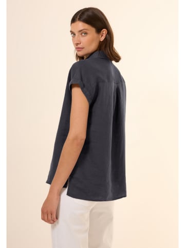Cecil Leinen-Bluse in Anthrazit