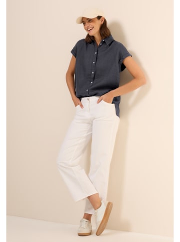 Cecil Leinen-Bluse in Anthrazit