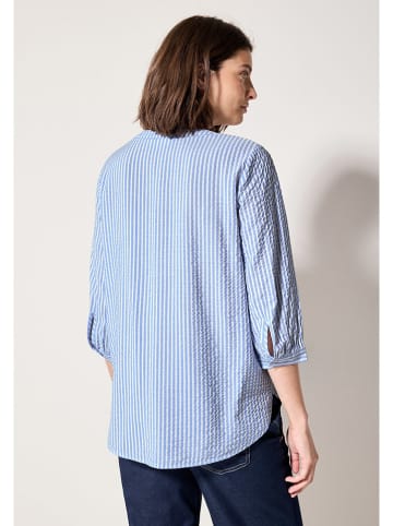 Cecil Bluse in Hellblau/ Weiß