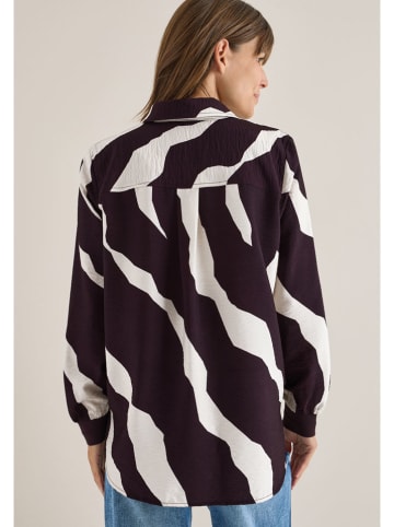 Cecil Blouse paars/crème