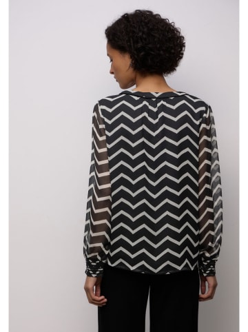 Street One Blouse wit/zwart