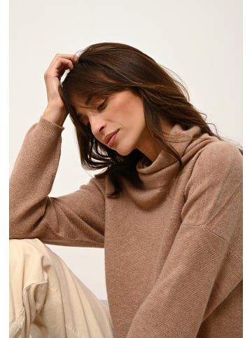 Just Cashmere Kaschmir-Rollkragenpullover "Blantyre" in Camel