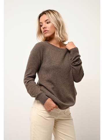 Just Cashmere Kaszmirowy sweter "Abigail" w kolorze brązowym