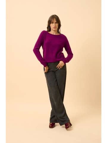 Just Cashmere Kaschmir-Pullover "Abigail" in Lila