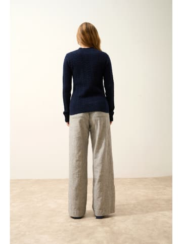 Just Cashmere Kasjmieren trui "Alice" donkerblauw