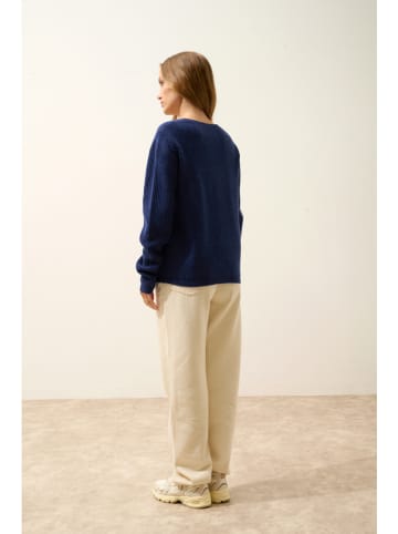 Just Cashmere Kaschmir-Pullover "Amrita" in Dunkelblau