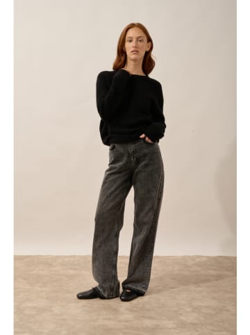 Just Cashmere Kasjmieren trui "Assam" zwart