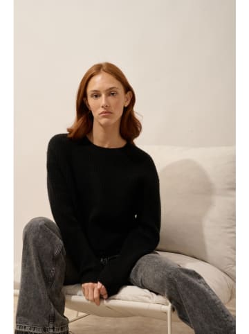 Just Cashmere Kaszmirowy sweter "Assam" w kolorze czarnym