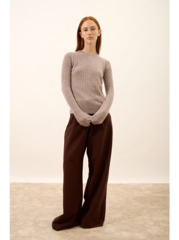 Just Cashmere Kaszmirowy sweter "Avana" w kolorze beżowym