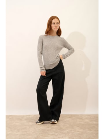 Just Cashmere Kaszmirowy sweter "Avana" w kolorze szarym