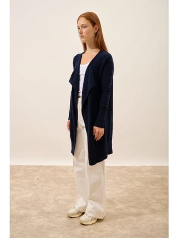 Just Cashmere Kaschmir-Cardigan "Brooke" in Dunkelblau