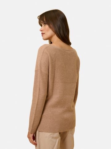 Just Cashmere Kaschmir-Pullover "Cassie" in Hellbraun