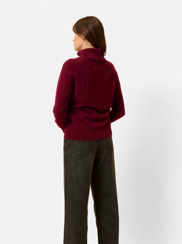 Just Cashmere Kaszmirowy golf "Debbie" w kolorze bordowym