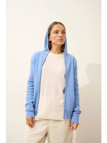 Just Cashmere Kaschmir-Cardigan "Debbie" in Hellblau