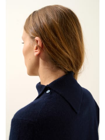 Just Cashmere Kaschmir-Rollkragenpullover "Dundee" in Dunkelblau