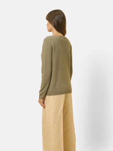 Just Cashmere Kaschmir-Pullover "Fiona" in Khaki
