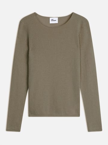 Just Cashmere Kaszmirowy sweter w kolorze khaki