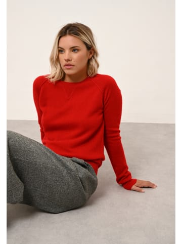 Just Cashmere Kasjmieren trui "Helen" rood