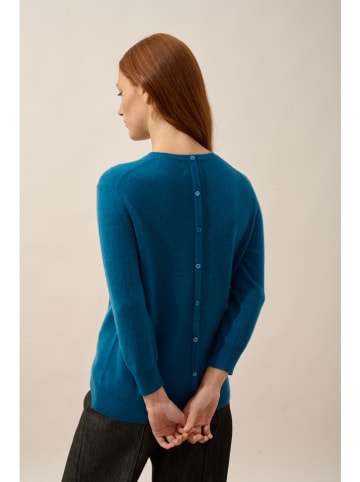 Just Cashmere Kaszmirowy sweter "Janice" w kolorze niebieskim