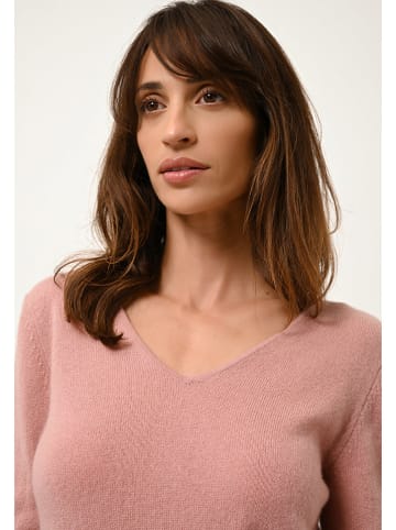 Just Cashmere Kaszmirowy sweter "Joan" w kolorze jasnoróżowym